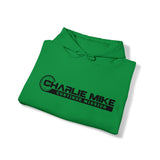 Charlie Mike Hooded Sweatshirt (Black Logo)