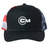 Black/ USA Flag - S700M - FRONT