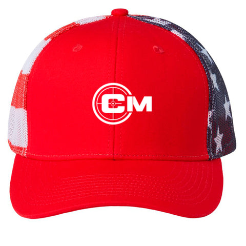 Red/ USA Flag - S700M - FRONT